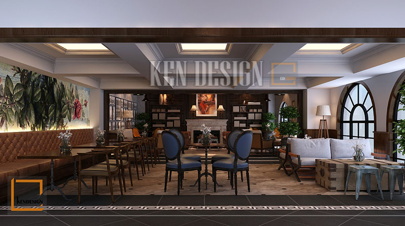 Thiết kế quán cafe cổ điển